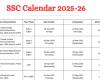 Calendrier SSC 2025 sorti, consultez la liste complète des prochains examens SSC