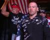 Colby Covington flanqué de Hulk Hogan pour le débrayage de l’UFC Tampa