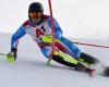 Steven Amiez mène la première manche du slalom de Val d’Isère