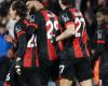 Unal de l’AFC Bournemouth a obtenu un superbe coup franc dans son casier : Iraola