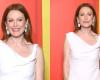 Julianne Moore incarne le minimalisme des années 90 dans la robe The Row à l’avant-première de “The Room Next Door” à Paris