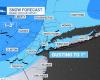 première neige mesurable de la saison possible – NBC New York