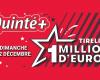 1 million d’euros ce dimanche 22 décembre + 100 000 € sur PMU.fr avec et E-Quinté