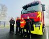 les pompiers de Seine-Maritime disposent de leur propre école de conduite poids lourds